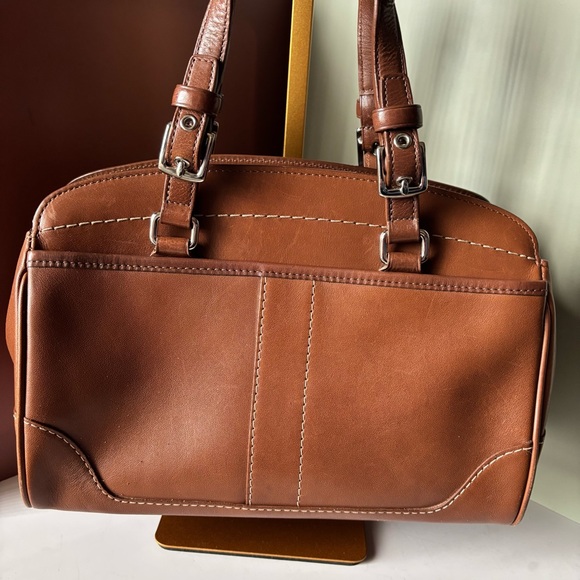 COACH VERY RARE Hamilton Kelly satchel in cognac, #7465 EUC - Picture 2 of 8